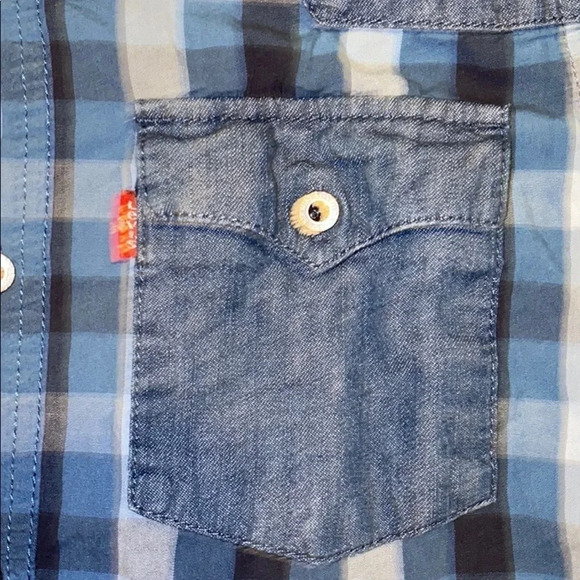 Levi’s boys short sleeve  shirt small - Picture 5 of 8